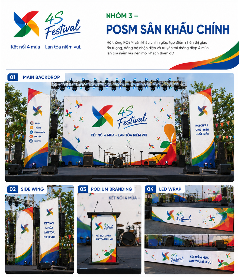 POSM Sân khấu chính